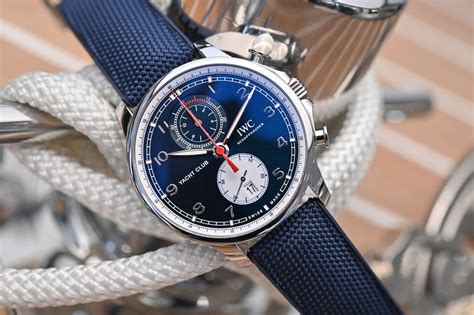 iwc portugieser yacht club blau|iwc yacht club orlebar brown.